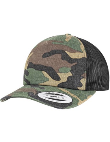 FLE-6606C-Camo Trucker Cap